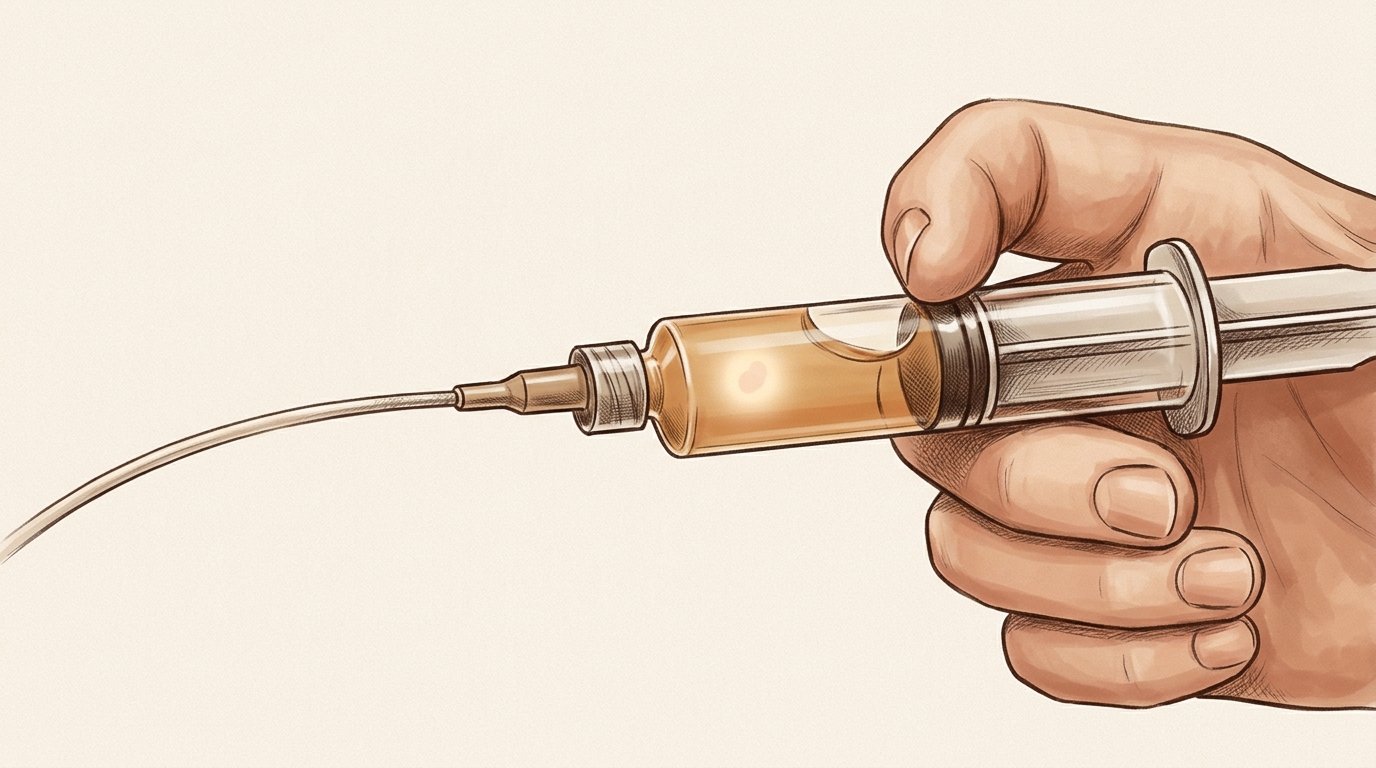 Drawing the embryo into the catheter. — variant C