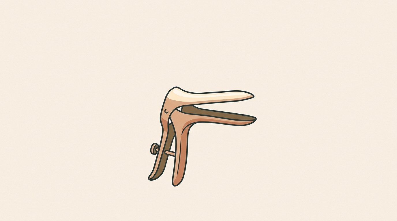 Speculum — discreet acknowledgment. — variant A