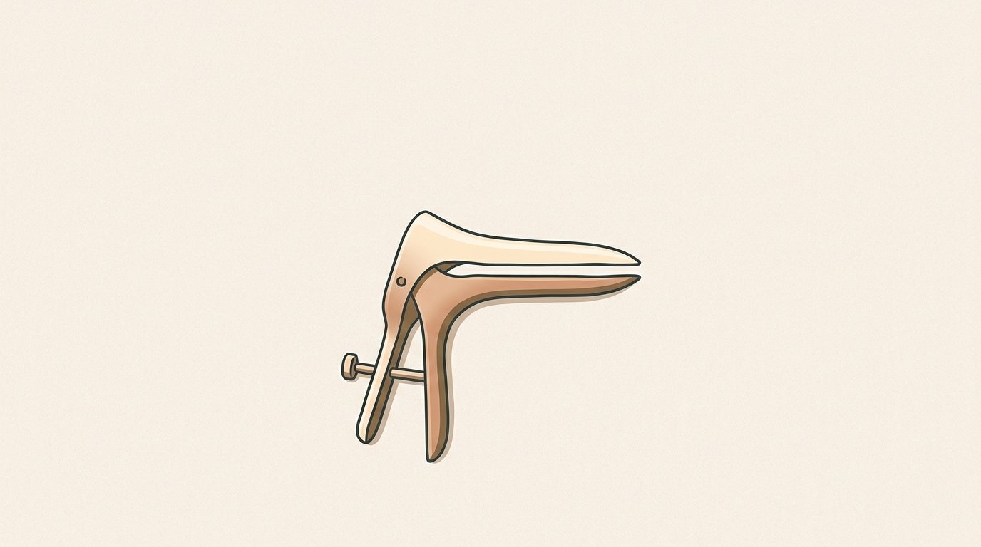 Speculum — discreet acknowledgment. — variant B