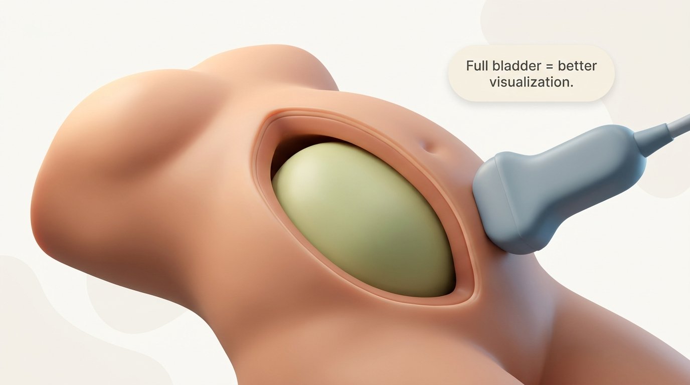 Full bladder preparation. — variant A