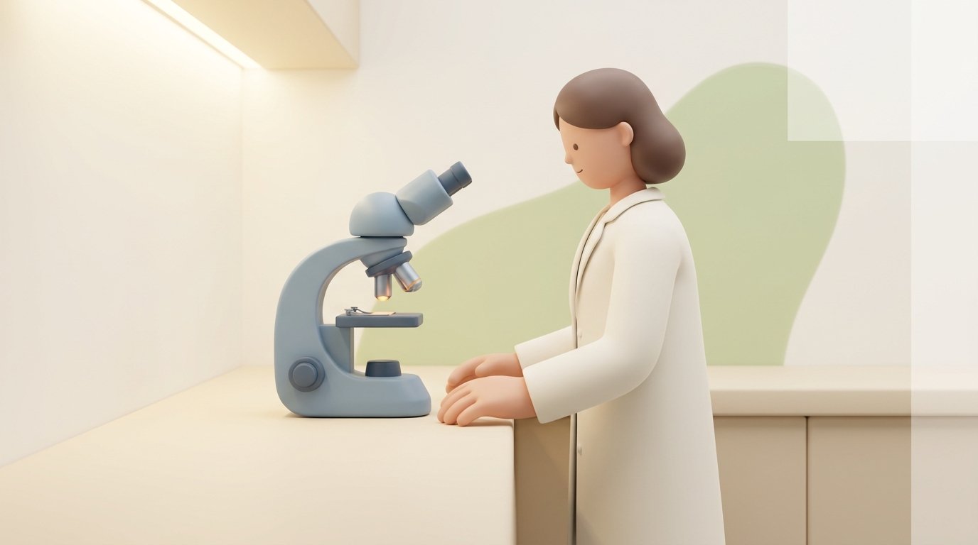 The embryologist, prepared. — variant C