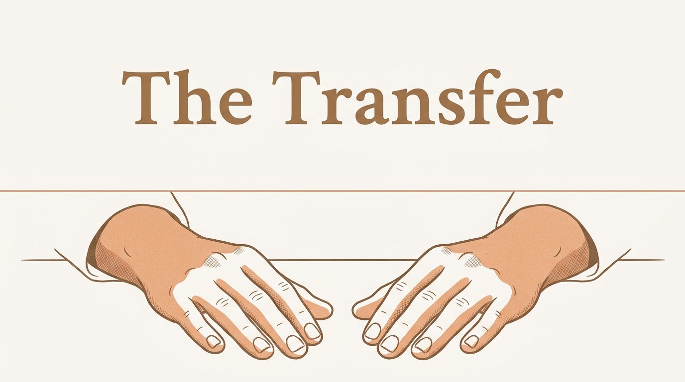 'The Transfer' chapter marker. — variant B