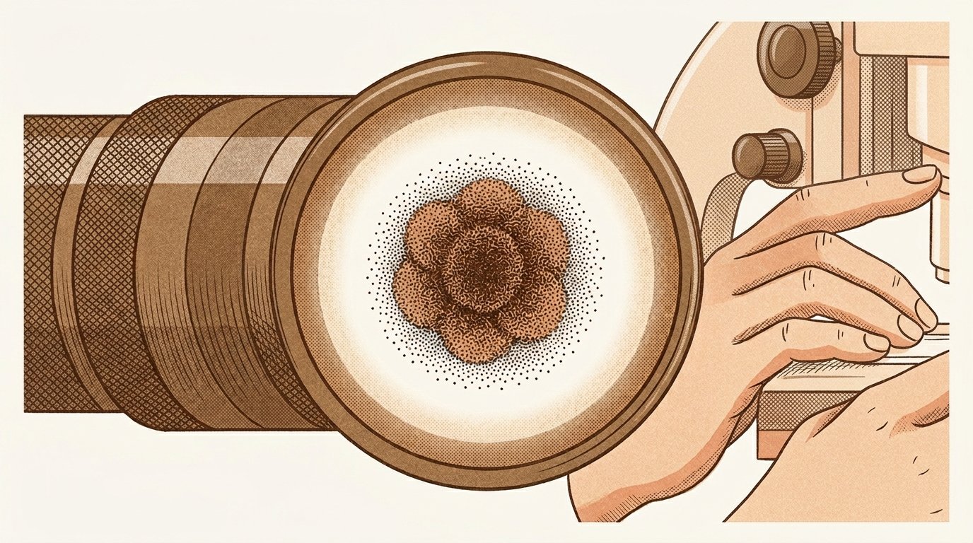 Embryo under microscope. — variant C