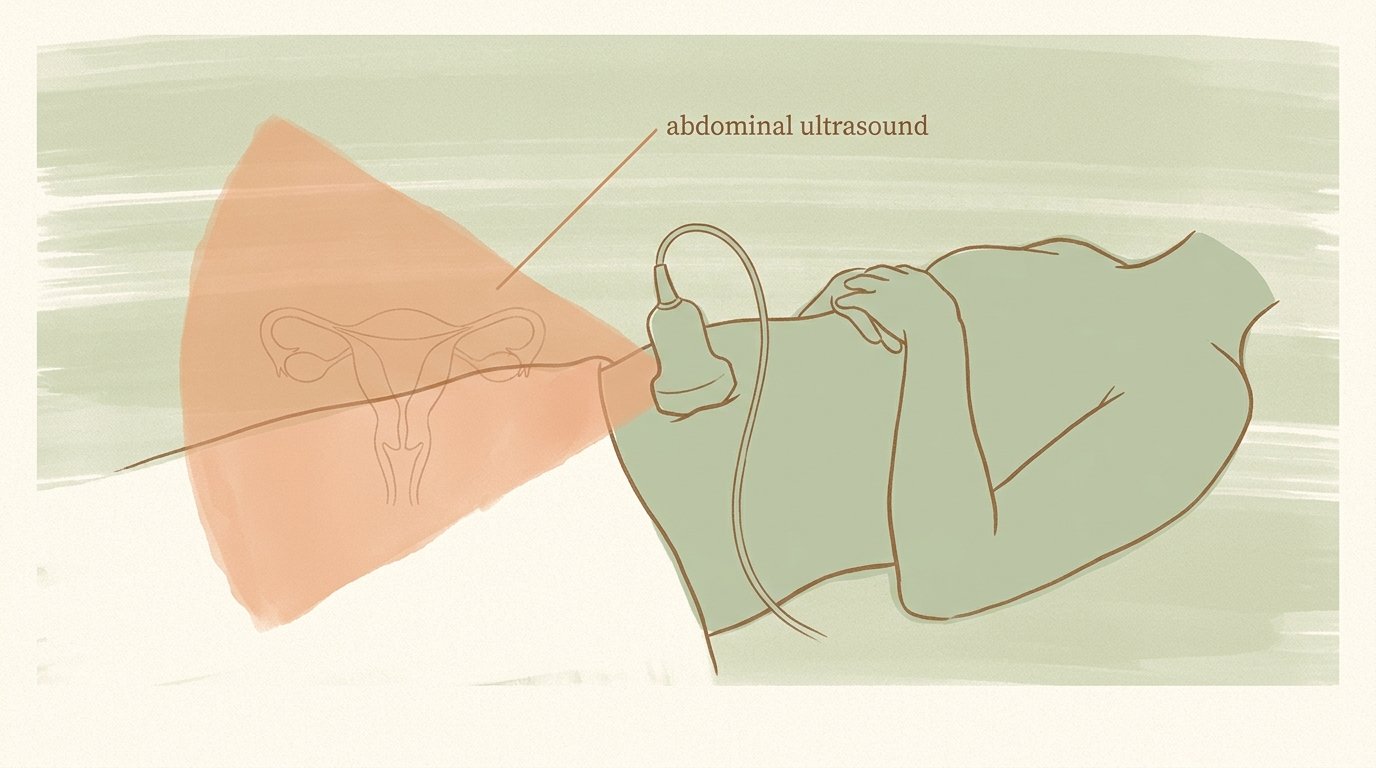 Abdominal ultrasound — patient prep. — variant B
