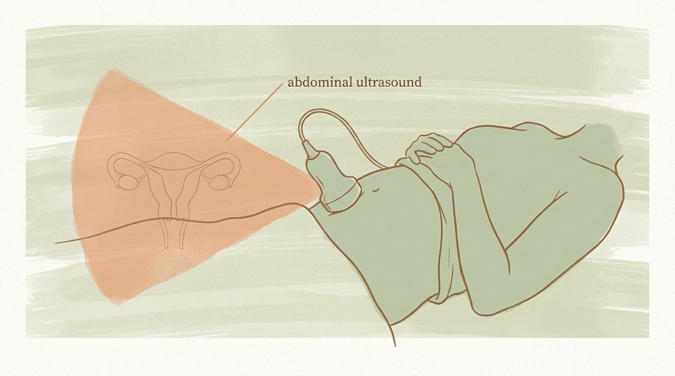 Abdominal ultrasound — patient prep. — variant C